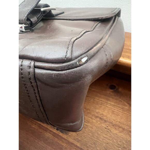 AUTHENTIC COACH LEXINGTON BROWN LEATHER BUSINESS FLAP BRIEFCASE #70666 EUC - Picture 7 of 16